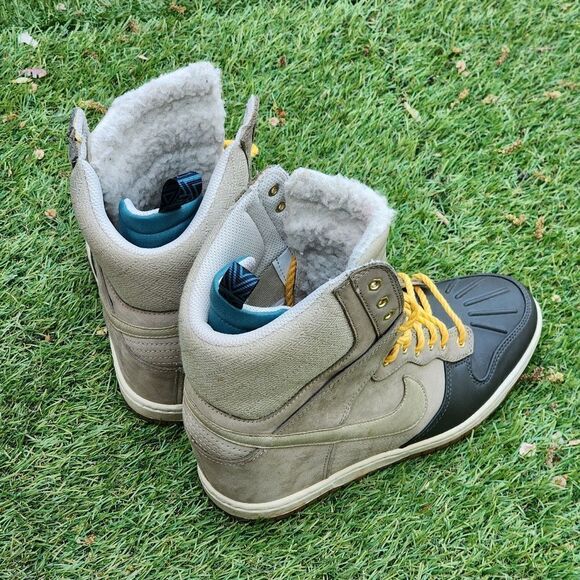 NIKE DUNK SKY HI - Womens Winter Wedges - SIZE 8 - Picture 4 of 9